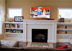 Ramada Plank Entertainment Center with Fireplace Insert Craftsman Low Fireplace with Built In Bookshelves Craftsman Living