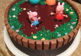 Razorback Cake Decorations Peppa Pig Birthday Cake Peppa Pig Birthday Pinterest Peppa Pig