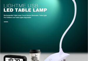 Reading Light App 2018 Lightme Table Lamp Usb Rechargeable Desk Lamp touch Sensor