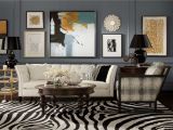Real Zebra Fur Rug This Ethan Allen Zebra Rug In Expresso Ivory Gives This Room some