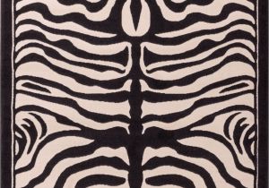 Real Zebra Rug Timeless Zebra Black and Beige Carving Animal area Rug Products