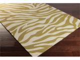 Real Zebra Rugs for Sale Hand Hooked Zebra Indoor Outdoor Polypropylene Rug 9 X 12 Green