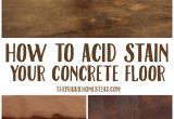 Really Cheap Floors orlando Fl How to Acid Stain Concrete Floors Pinterest Acid Stain Concrete