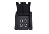 Recessed Floor Receptacles Elite Core Fb4 Recessed Floor Box with 3 Xlrf 1 Ethernet Pass