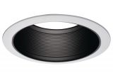 Recessed Light Speaker Halo E26 6 In Series Black Recessed Ceiling Light Fixture Trim with
