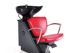 Reclining Makeup Chair the Veronica Shampoo Unit In Red Standish Salon Goods Makeup