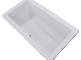 Rectangular Center Drain Bathtub Bronzino 42 X 72 Rectangular soaker Drop In Bathtub Tub