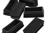 Rectangular Rubber Caps for Chair Legs Gsfy 25mmx50mm Plastic Blanking End Cap Rectangle Tubing Tube