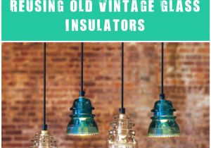 Recycled Glass Night Light 30 Creative Ideas Using Vintage Glass Insulators Americana