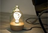 Recycled Glass Night Light tom Allen Dama Table Lamp Upcycle Recycle Sustainable Product