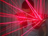 Red Arrow Lighting Red Laser Suit Led Vest Luminous Waistcoat Laser Gloves Glasses