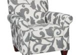 Red Black and White Accent Chair White Upholstered Arm Chairs Foter