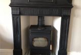 Refurbish Cast Iron Fireplaces Debdale Wood Burning Fire Reclaimed Cast Iron Surround Fired Earth