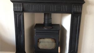Refurbish Cast Iron Fireplaces Debdale Wood Burning Fire Reclaimed Cast Iron Surround Fired Earth