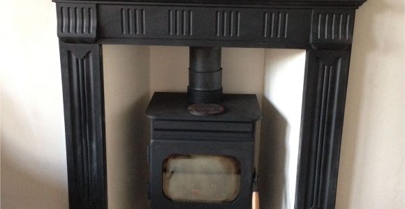 Refurbish Cast Iron Fireplaces Debdale Wood Burning Fire Reclaimed Cast Iron Surround Fired Earth