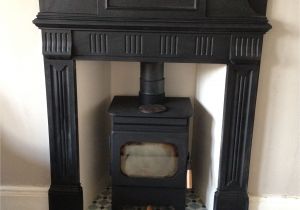 Refurbished Victorian Fireplaces Debdale Wood Burning Fire Reclaimed Cast Iron Surround Fired Earth