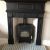 Refurbished Victorian Fireplaces Debdale Wood Burning Fire Reclaimed Cast Iron Surround Fired Earth