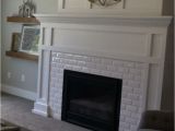 Refurbished Victorian Fireplaces White Subway Tile Fireplace with Craftsman Mantel A I Love