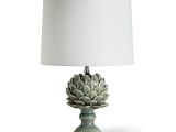 Regina andrew Furniture Regina andrew Home Ceramic Leafy Artichoke Lamp Grey Blue 44 8907