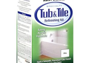 Reglaze Acrylic Bathtub Rust Oleum Tub and Tile Refinishing 2 Part Kit
