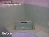 Reglaze Bathtub orange County before & after Gallery Tub Reglazing Bathtub Refinishing