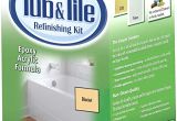 Reglaze Tub Tile Rust Oleum Tub and Tile Refinishing 2 Part Kit Biscuit