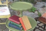 Renting Tables and Chairs for A Party Greenly Side Table and assorted Vintage Books From southern events