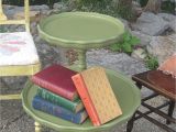Renting Tables and Chairs for A Party Greenly Side Table and assorted Vintage Books From southern events