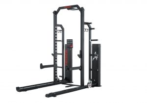Rep Fitness A-1 Squat Rack with Pull Up Bar Half Rack Keiser