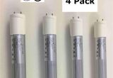 Replace Fluorescent Light with Led 4 Pack Of Neilite 4 Foot 22 Watt Bright Led Replacement Bulb for