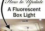 Replace Fluorescent Light with Led Removing A Fluorescent Kitchen Light Box Remodel Pinterest