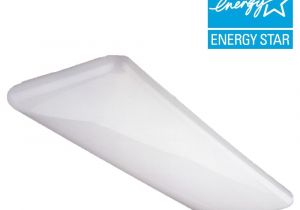 Replacement Wraparound Fluorescent Light Covers 2 Light White Cloud Fixture Fluorescent Steel Ceiling Fixture with