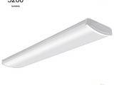 Replacement Wraparound Fluorescent Light Covers Commercial Electric High Output 4 Ft White 5200 Lumen 4000k