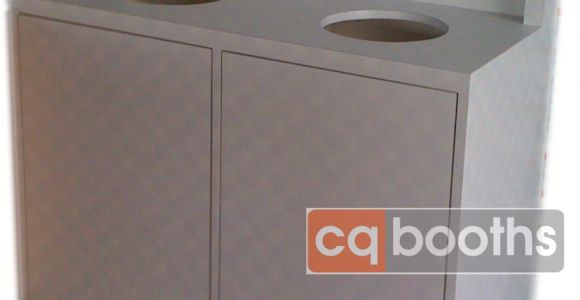 Restaurant Trash Can Cabinet Luxury Double Trash Cabinet with top Tray Holder Ct204d Cqbooths