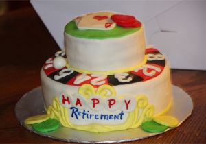Retirement Cake Decoration Ideas Casino themed Retirement Cake Cakes Pinterest Retirement Cakes