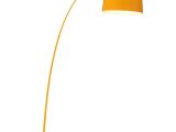 Retro Yellow Floor Lamp Retro Yellow Floor Lamp with Copper Stem Lights and Lamps