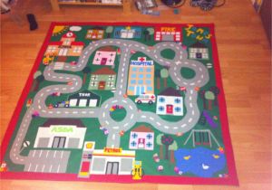 Road Rug for toy Cars Ikea Handmade Felt Car Play Mat A Special Present for My Nephews 1st