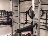 Rogue Squat Rack with Pull Up Bar Mech6 Custom Half Rack with Rogue Spotters and Hooks 7gauge In A 300