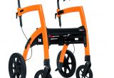 Rollator Walker Transport Chair Combo Deambulateur Et Chaise Roulante Rollz Motion Senup Com