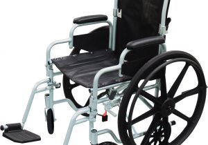 Rollator Walker Transport Chair Combo Poly Fly High Strength Lightweight Wheelchair Flyweight Transport