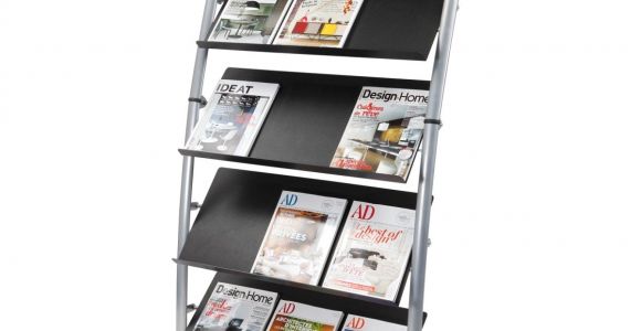 Rotating Magazine Rack for Office Alba Large Mobile Literature Display 5 Levels Work tools Pinterest
