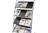 Rotating Wire Magazine Rack Alba Large Mobile Literature Display 5 Levels Work tools Pinterest