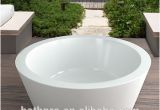 Round Bathtubs for Sale soaking Round Shape Hot Tub Freestanding Acrylic Small