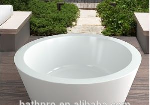 Round Bathtubs for Sale soaking Round Shape Hot Tub Freestanding Acrylic Small