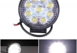Round Led Offroad Lights Led Light Bar 4inch 27w Round Led Work Light Pod Lights Bulb Flood