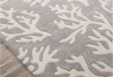 Round Nautical area Rugs the Coral Branch Pattern is Created with Carved Details On This