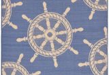Round Nautical Rugs Trans Ocean Terrace Shipwheel area Rug Products