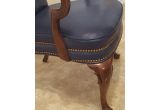 Royal Blue Accent Chair High Back Royal Blue Leather Accent Chair