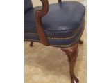 Royal Blue Accent Chair High Back Royal Blue Leather Accent Chair