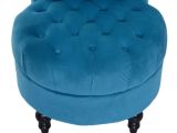 Royal Blue Velvet Accent Chair Hom 45” Tufted High Back Flannelette Accent Chair